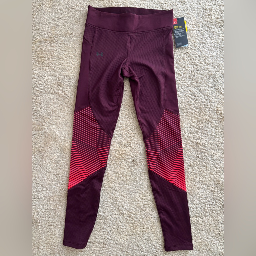 New with tags Under Armour women’s cold gear reactor graphic leggings size small